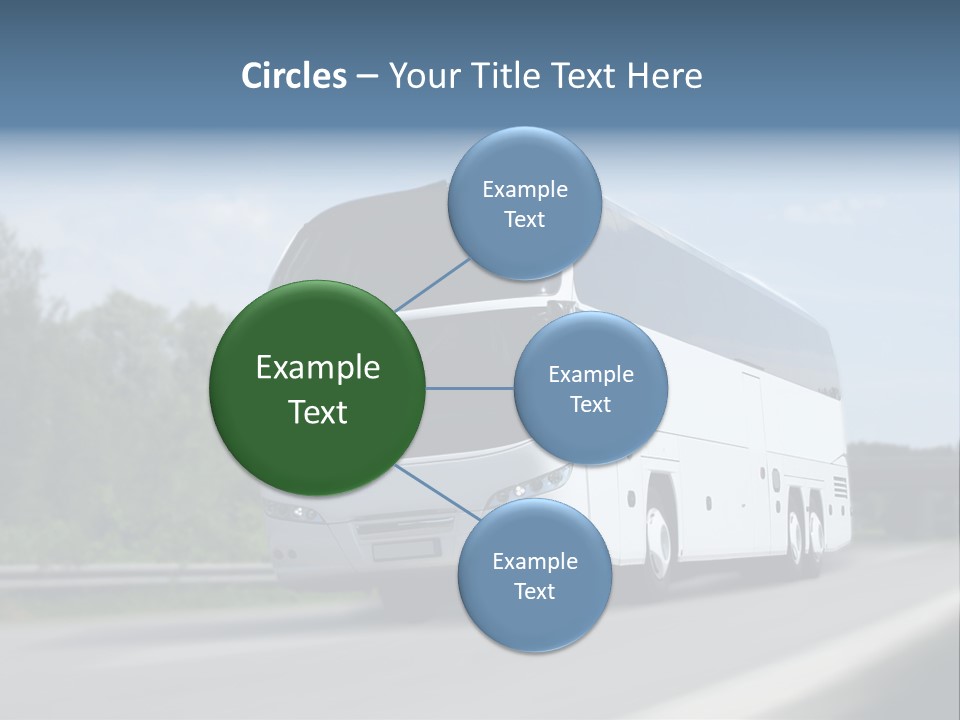 White Blue Green PowerPoint Template