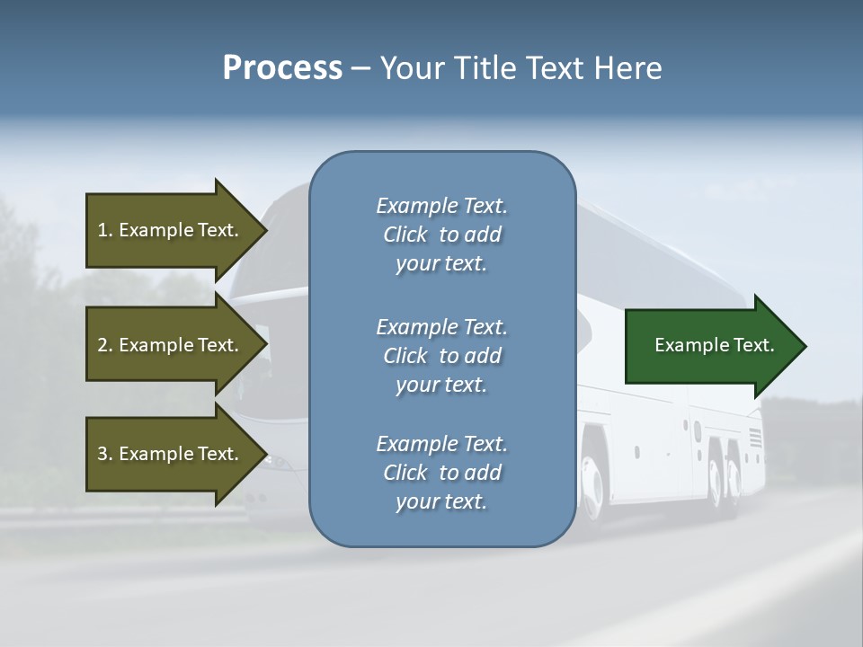 White Blue Green PowerPoint Template