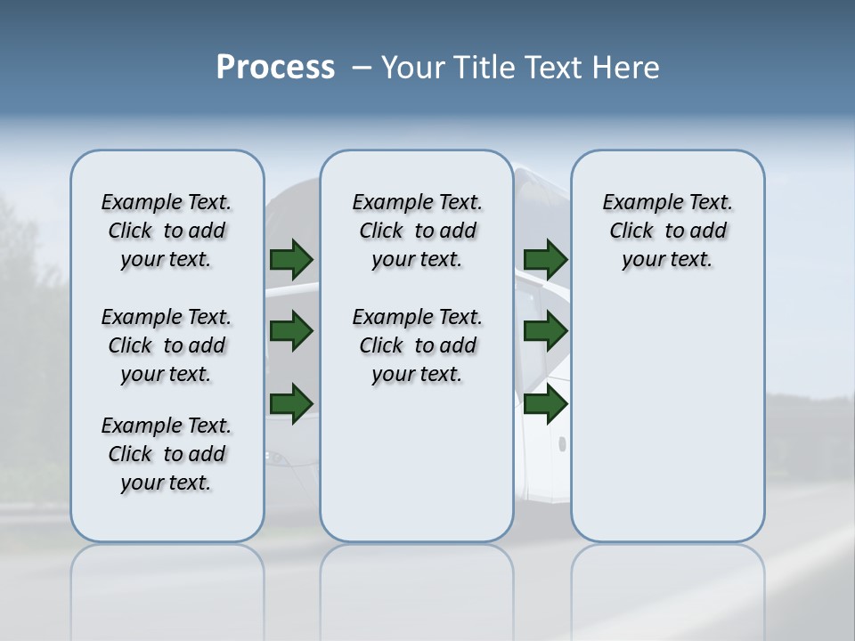 White Blue Green PowerPoint Template