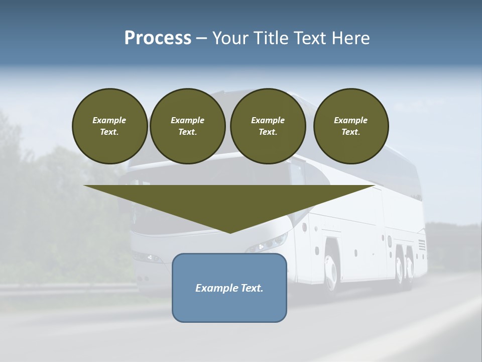 White Blue Green PowerPoint Template