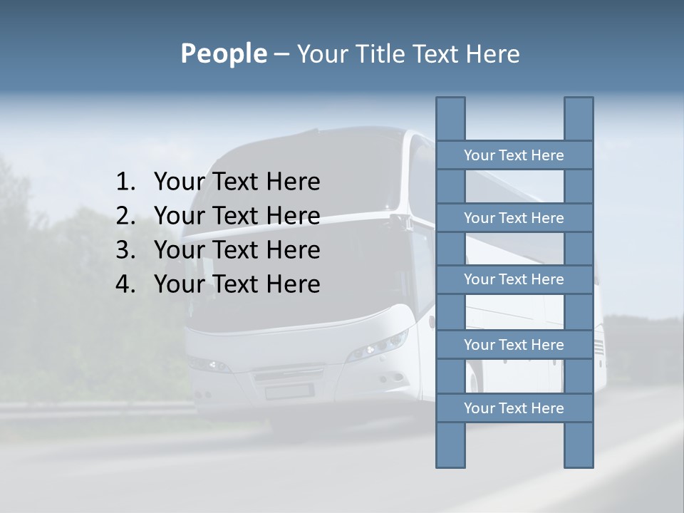 White Blue Green PowerPoint Template