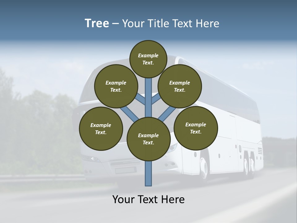 White Blue Green PowerPoint Template