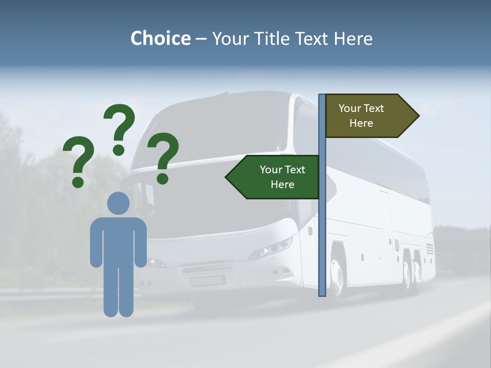 White Blue Green PowerPoint Template