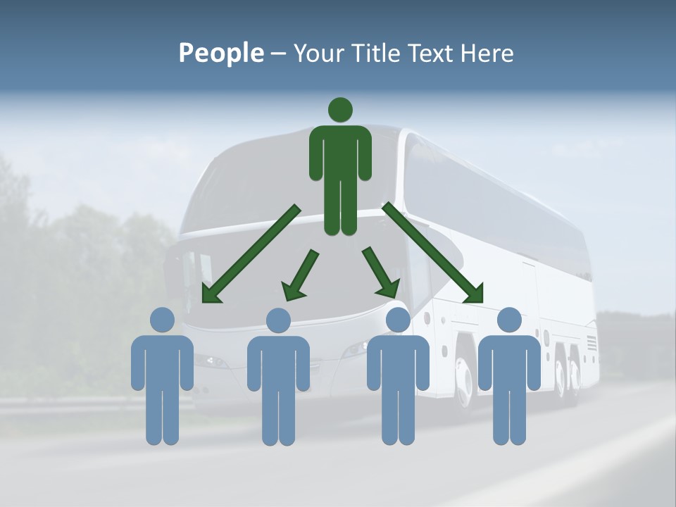 White Blue Green PowerPoint Template