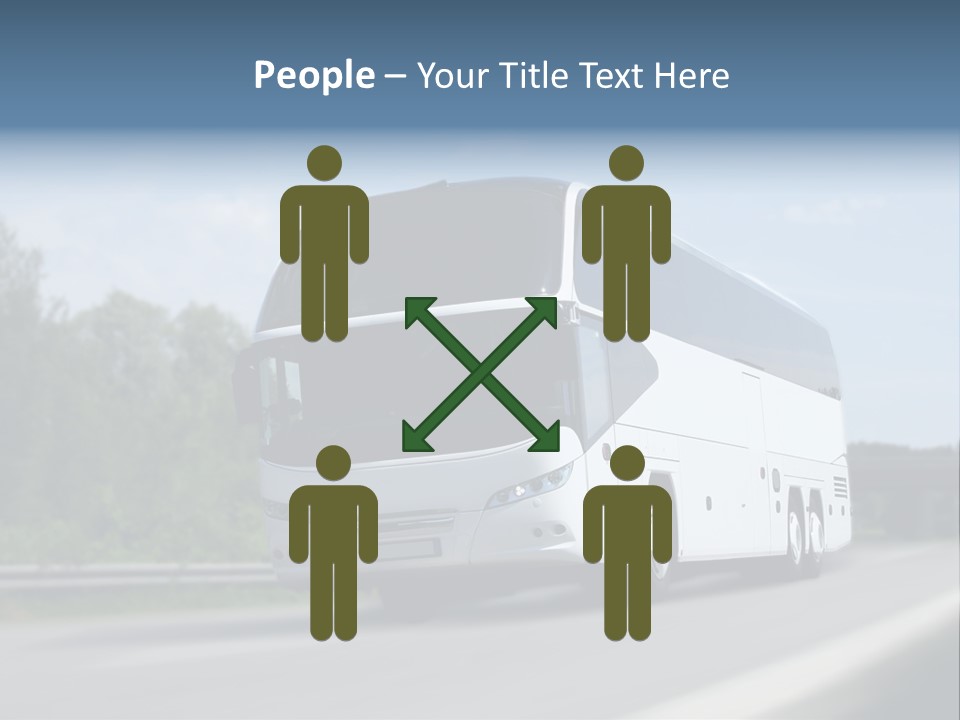 White Blue Green PowerPoint Template