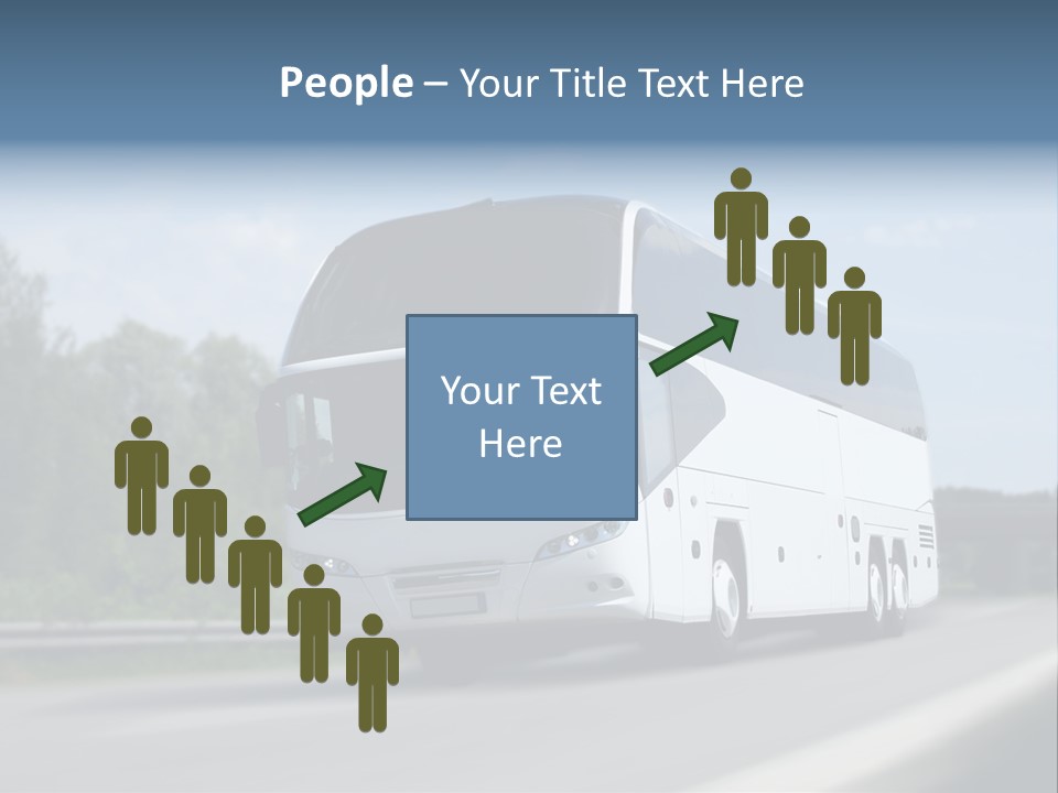 White Blue Green PowerPoint Template