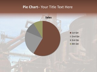 Iron Horizon Blast Furnace PowerPoint Template