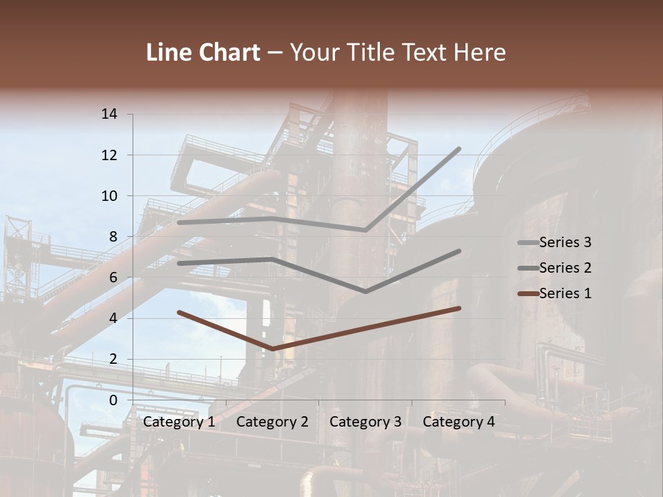 Iron Horizon Blast Furnace PowerPoint Template