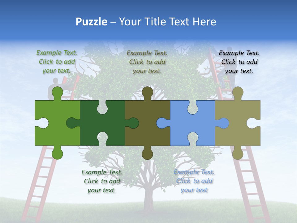 Expertise Cog Team PowerPoint Template