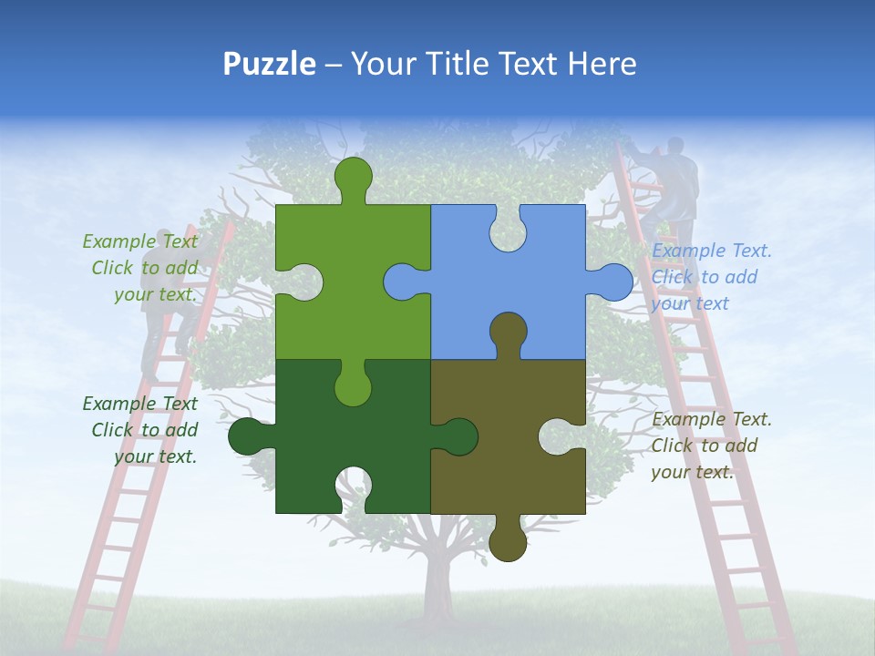 Expertise Cog Team PowerPoint Template