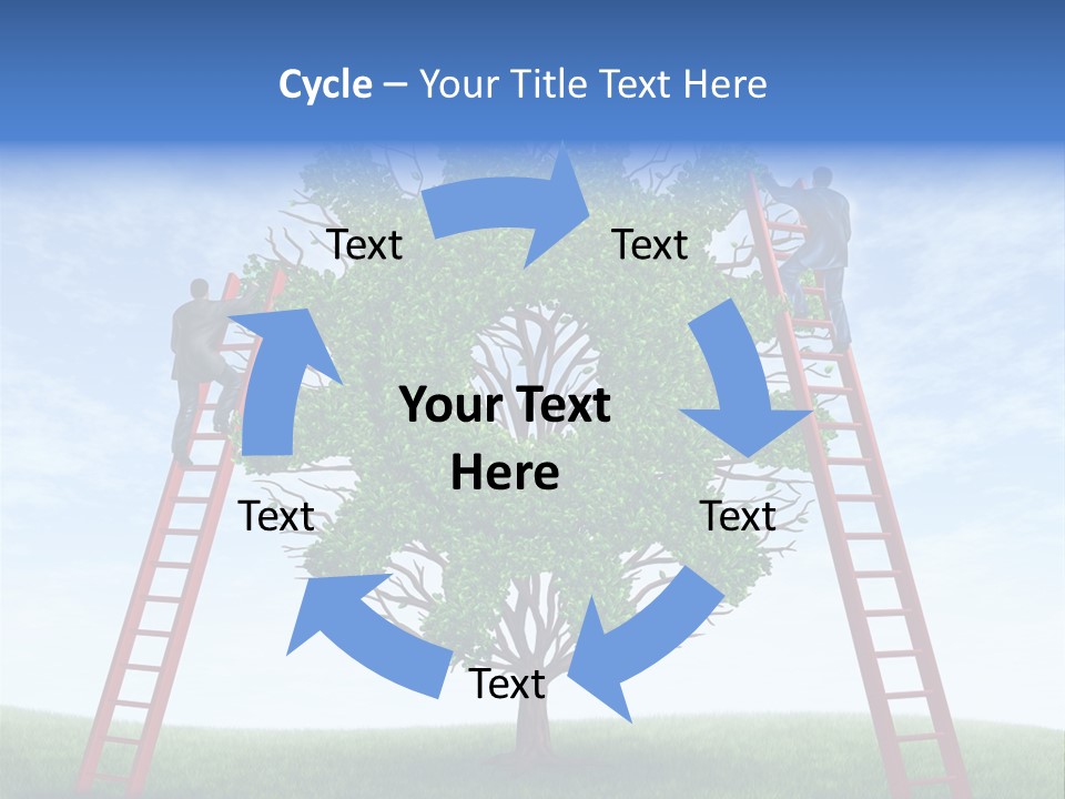 Expertise Cog Team PowerPoint Template