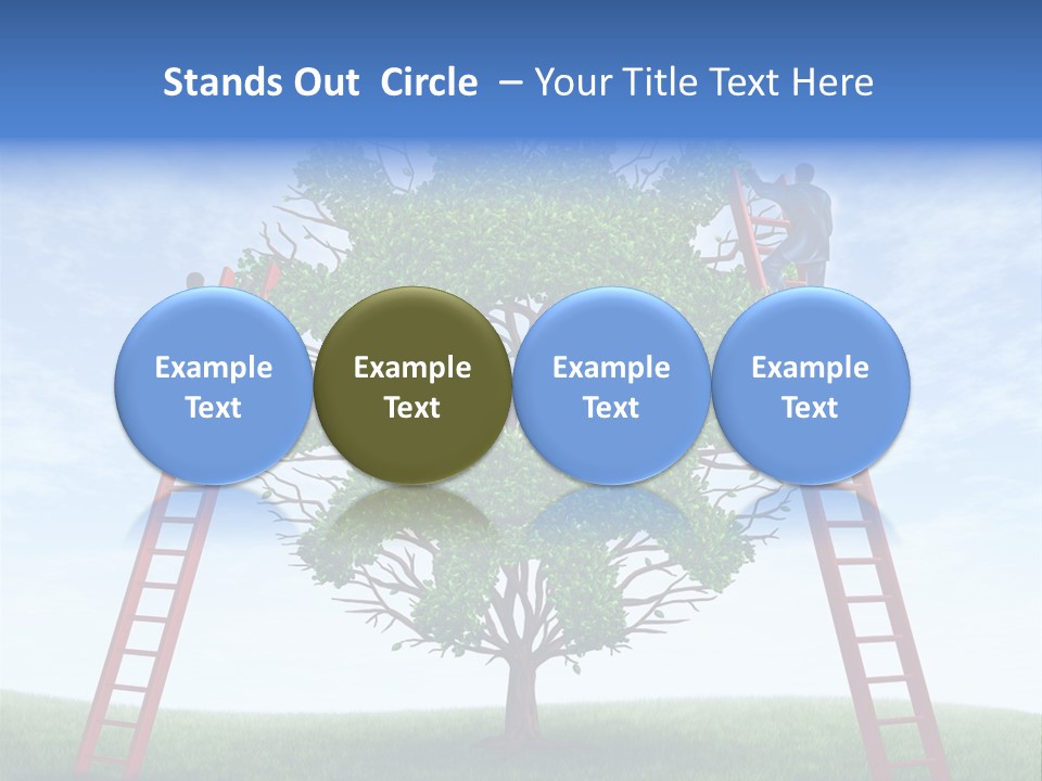 Expertise Cog Team PowerPoint Template