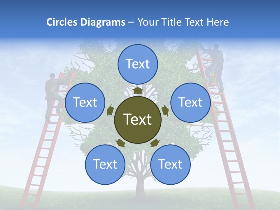 Expertise Cog Team PowerPoint Template