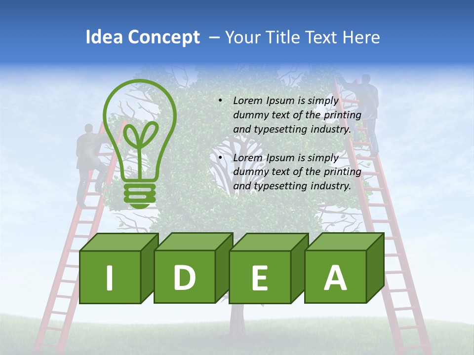 Expertise Cog Team PowerPoint Template