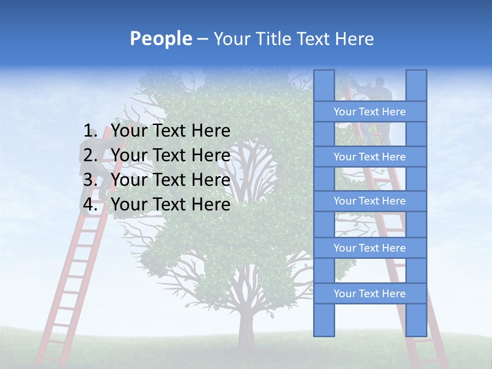 Expertise Cog Team PowerPoint Template