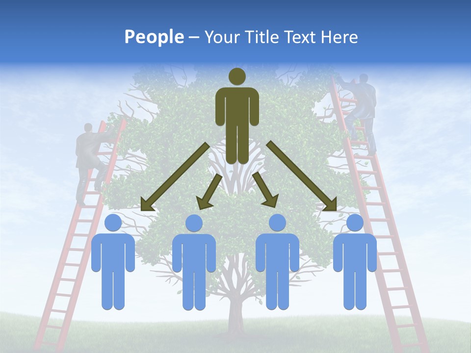 Expertise Cog Team PowerPoint Template