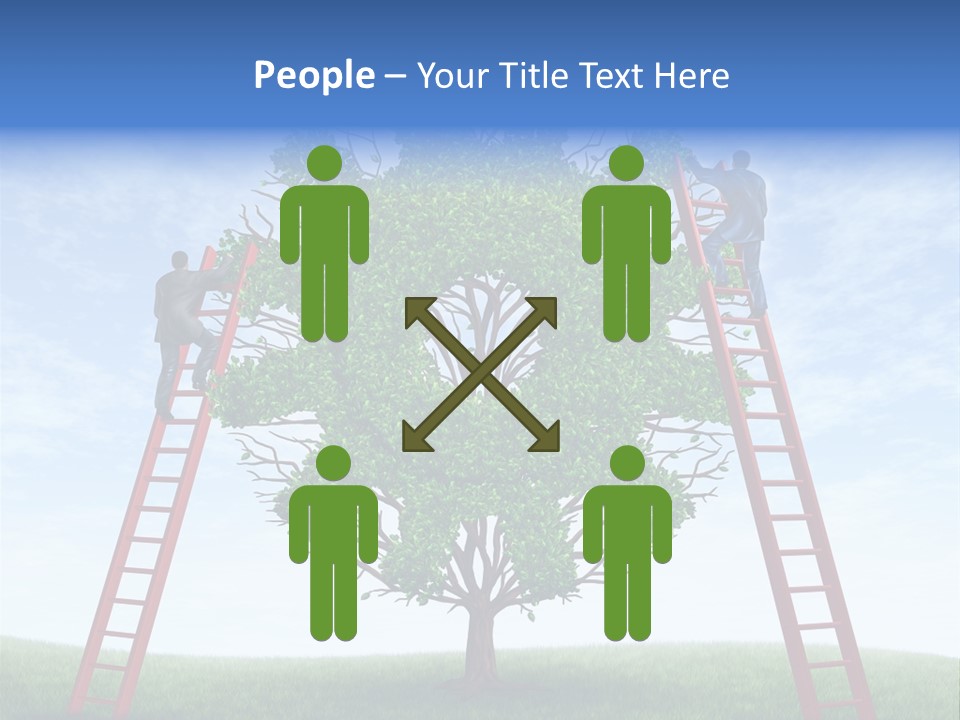 Expertise Cog Team PowerPoint Template