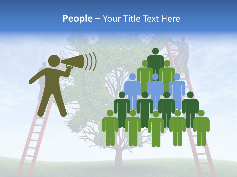 Expertise Cog Team PowerPoint Template