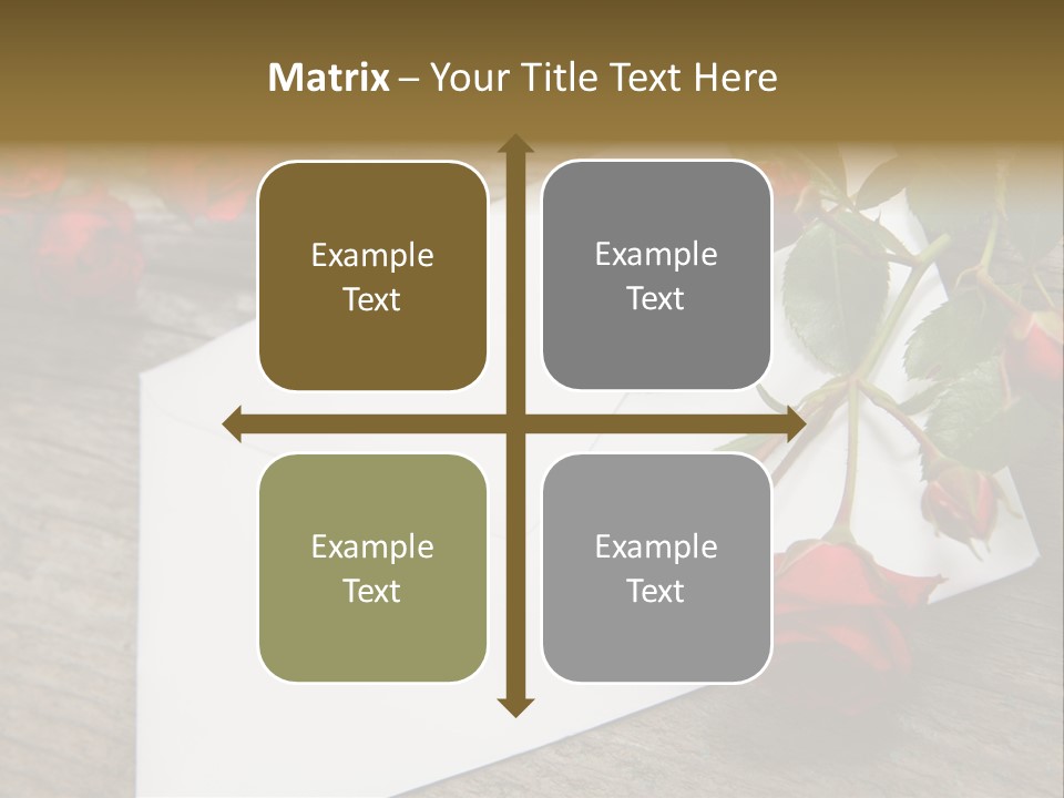 Greeting Card Invitation Wood PowerPoint Template