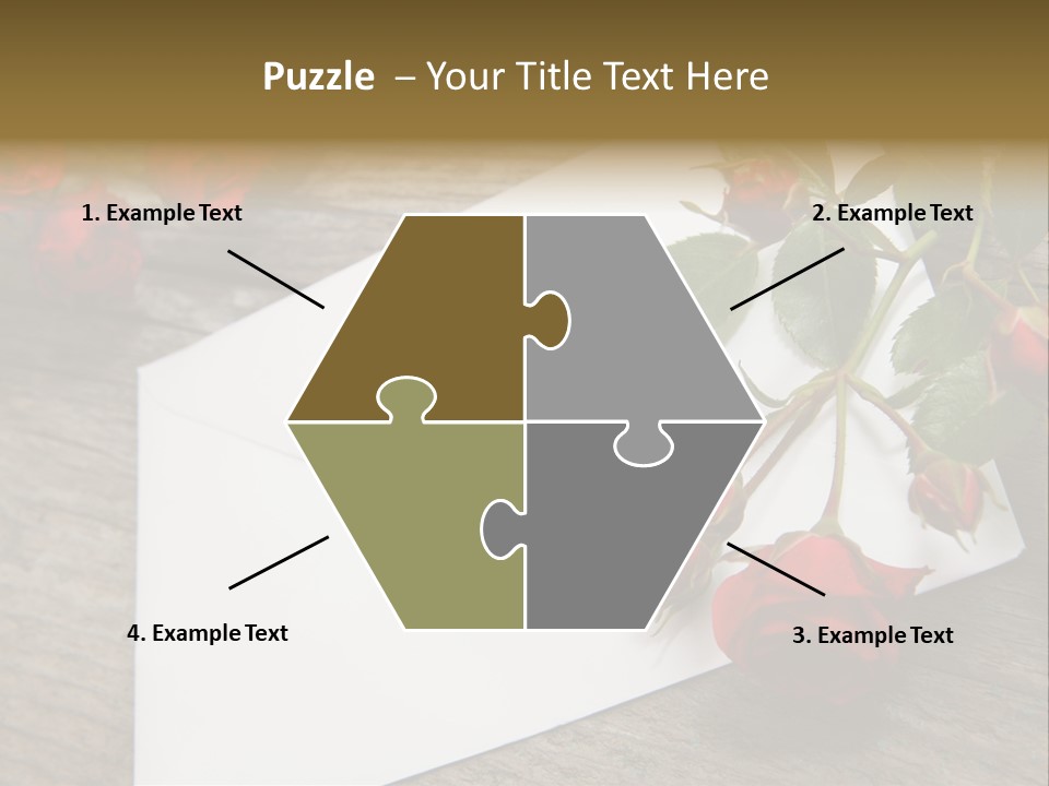 Greeting Card Invitation Wood PowerPoint Template