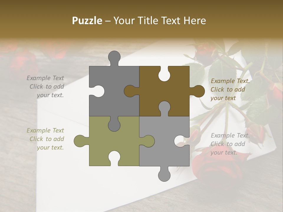 Greeting Card Invitation Wood PowerPoint Template