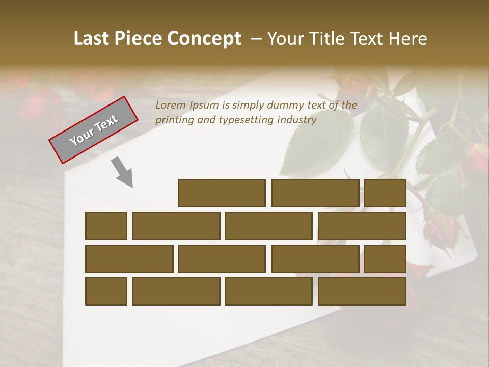 Greeting Card Invitation Wood PowerPoint Template