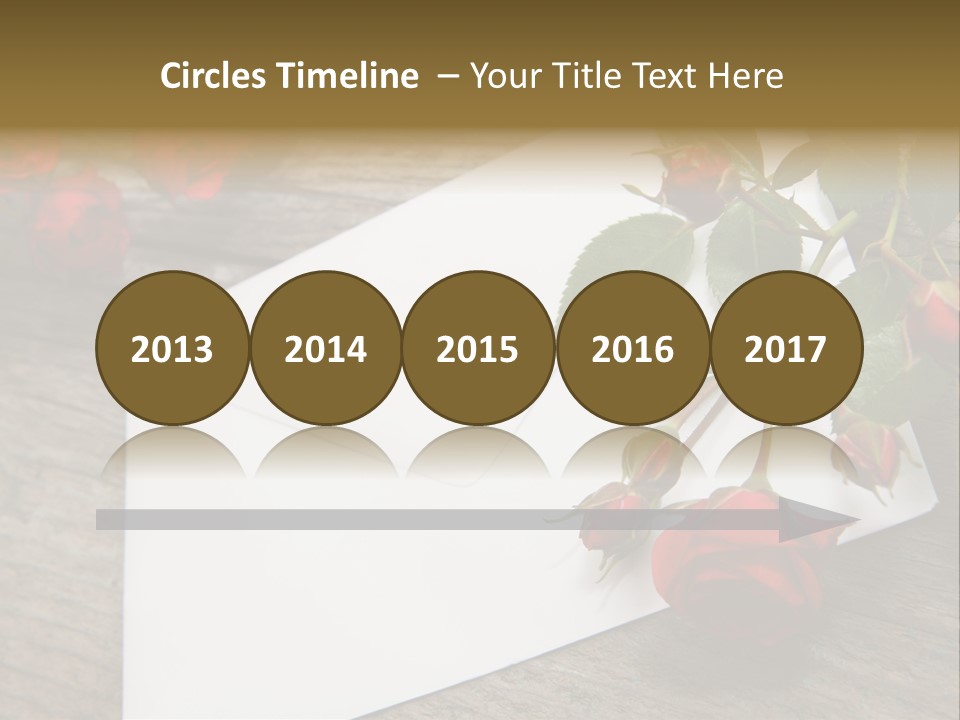 Greeting Card Invitation Wood PowerPoint Template