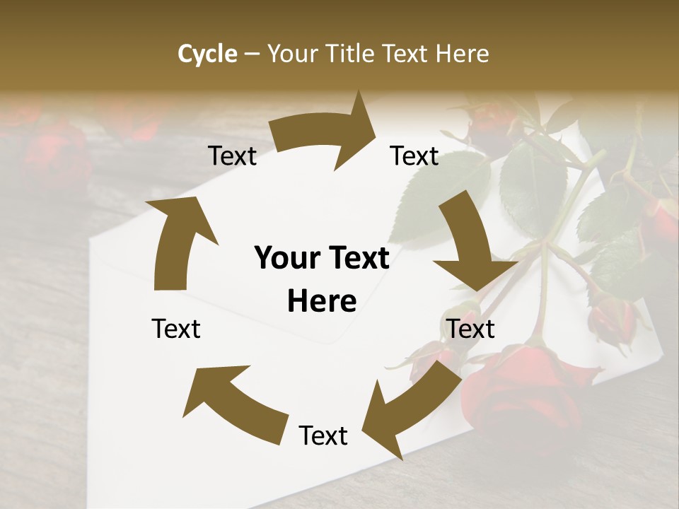 Greeting Card Invitation Wood PowerPoint Template