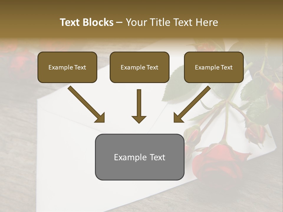 Greeting Card Invitation Wood PowerPoint Template