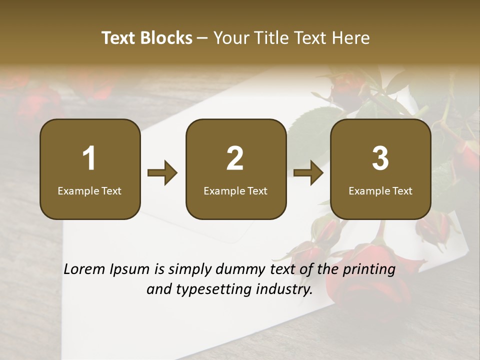 Greeting Card Invitation Wood PowerPoint Template