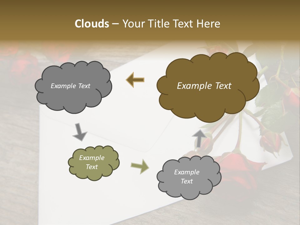 Greeting Card Invitation Wood PowerPoint Template