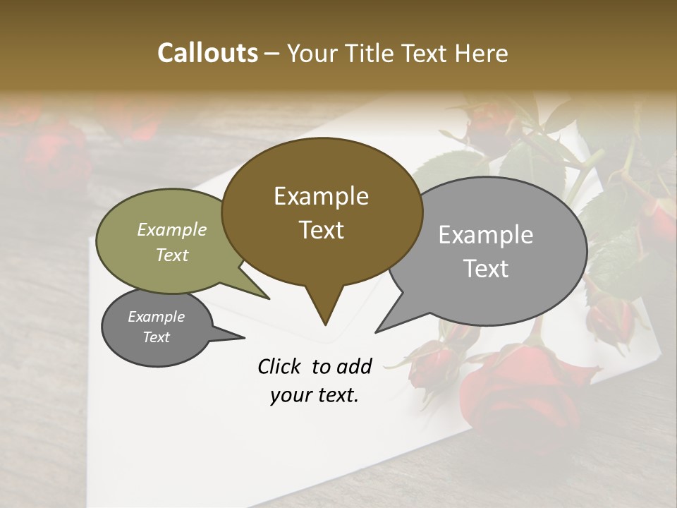 Greeting Card Invitation Wood PowerPoint Template