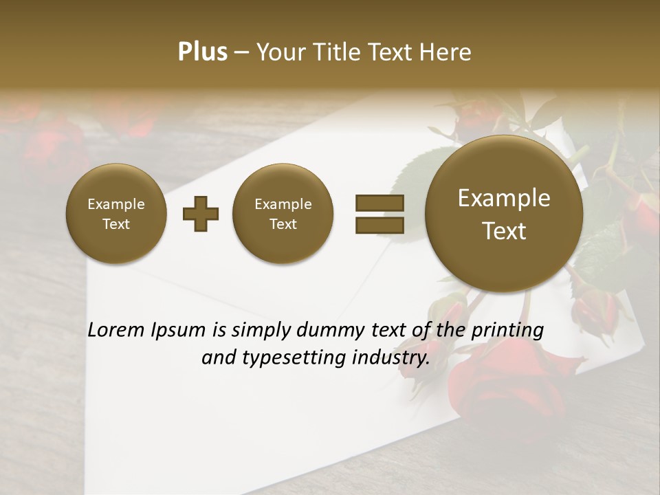 Greeting Card Invitation Wood PowerPoint Template