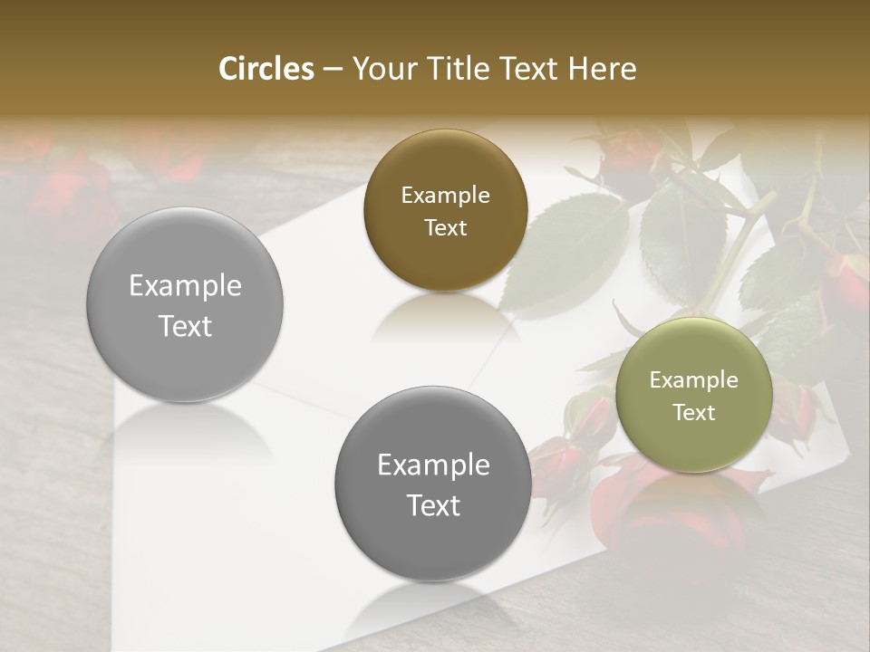 Greeting Card Invitation Wood PowerPoint Template