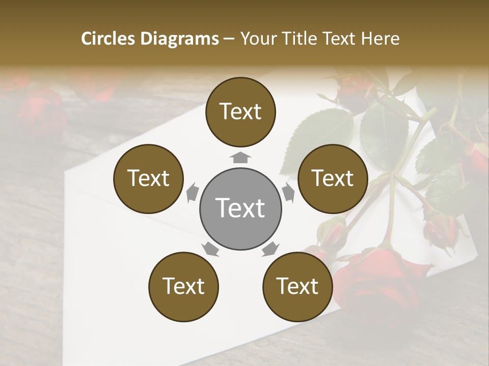 Greeting Card Invitation Wood PowerPoint Template