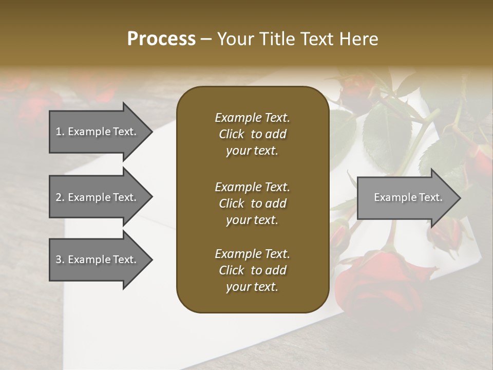 Greeting Card Invitation Wood PowerPoint Template