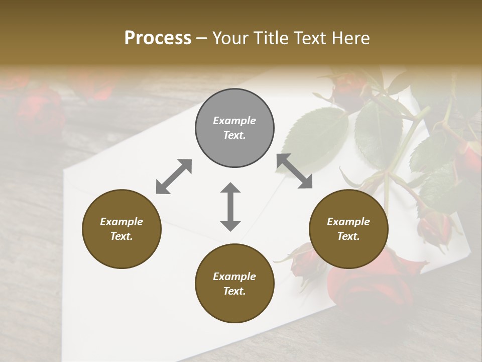 Greeting Card Invitation Wood PowerPoint Template