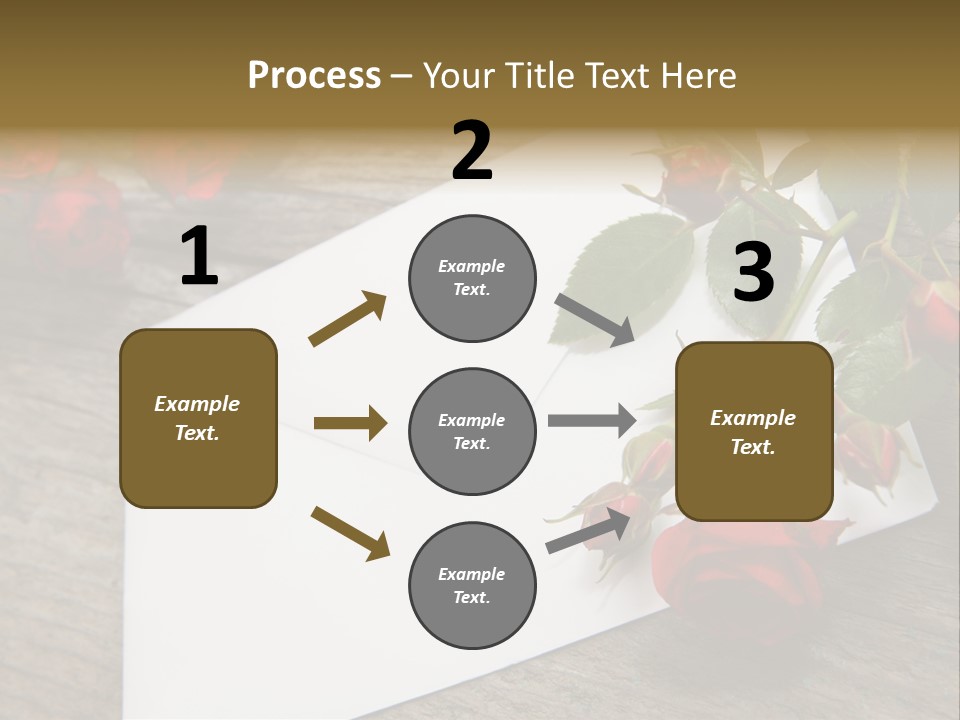 Greeting Card Invitation Wood PowerPoint Template