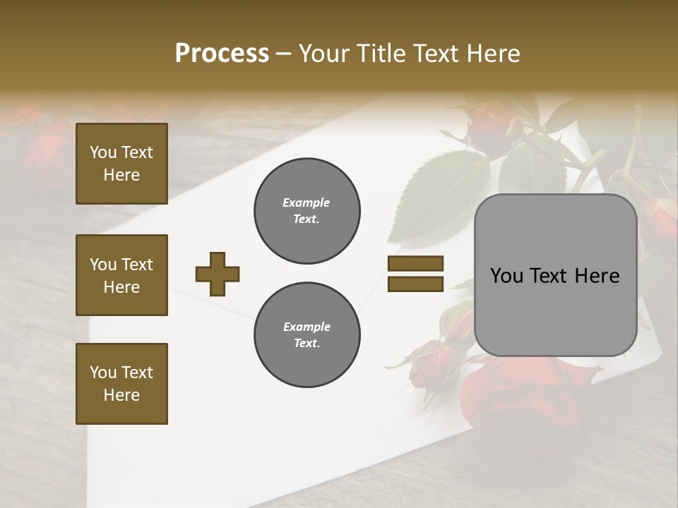 Greeting Card Invitation Wood PowerPoint Template