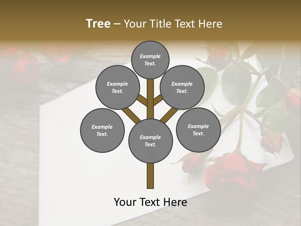 Greeting Card Invitation Wood PowerPoint Template