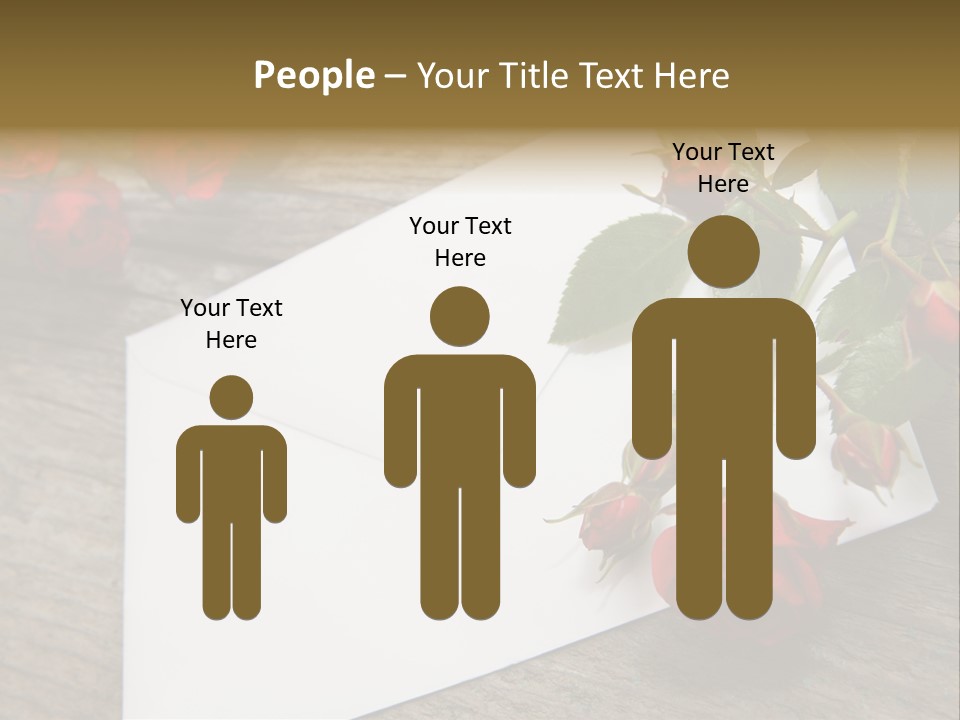 Greeting Card Invitation Wood PowerPoint Template