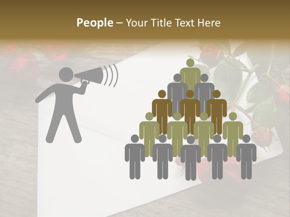 Greeting Card Invitation Wood PowerPoint Template