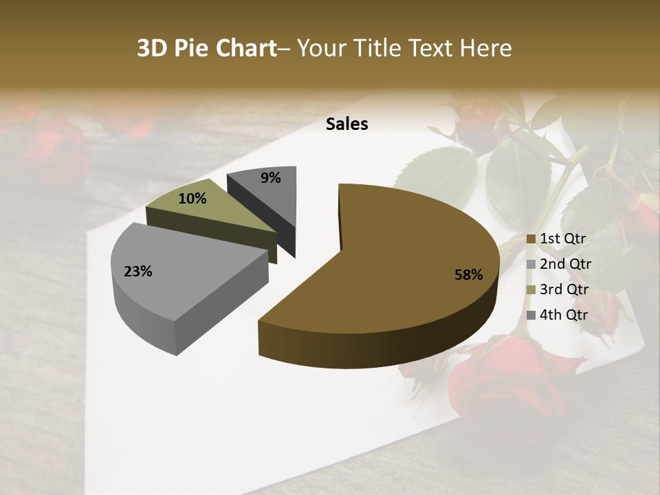 Greeting Card Invitation Wood PowerPoint Template