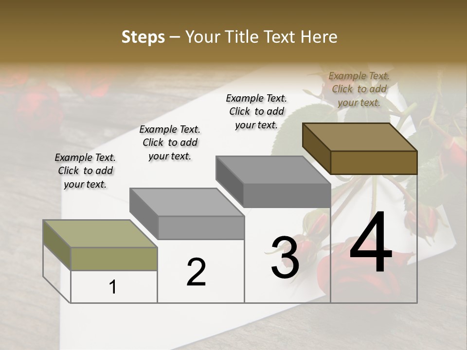 Greeting Card Invitation Wood PowerPoint Template