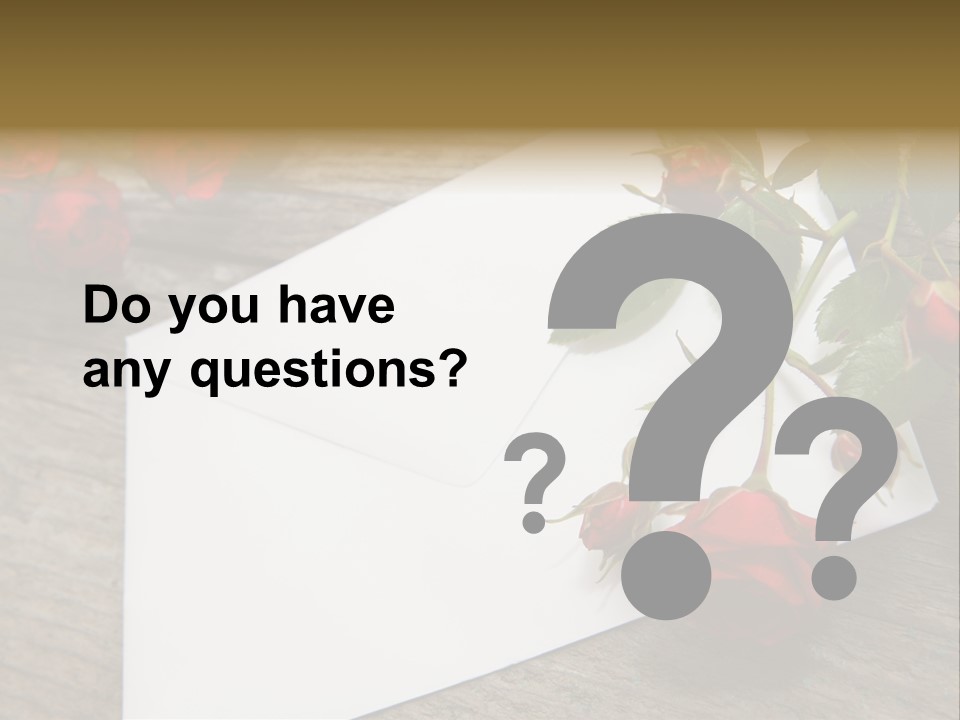 Greeting Card Invitation Wood PowerPoint Template