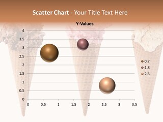 Cream Pieces Portion PowerPoint Template