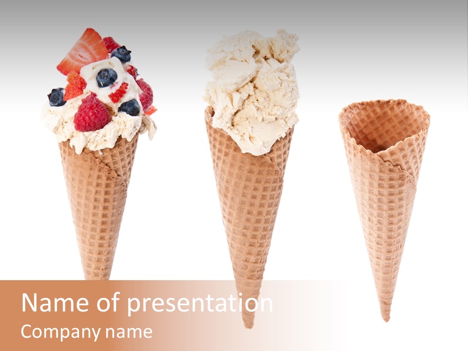 Food Refreshment Natural PowerPoint Template