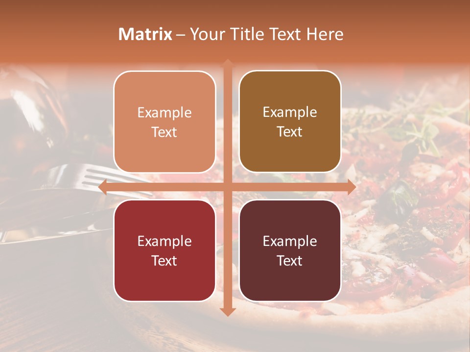 Baked Cuisine Table PowerPoint Template