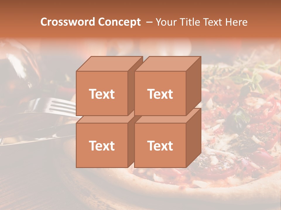 Baked Cuisine Table PowerPoint Template