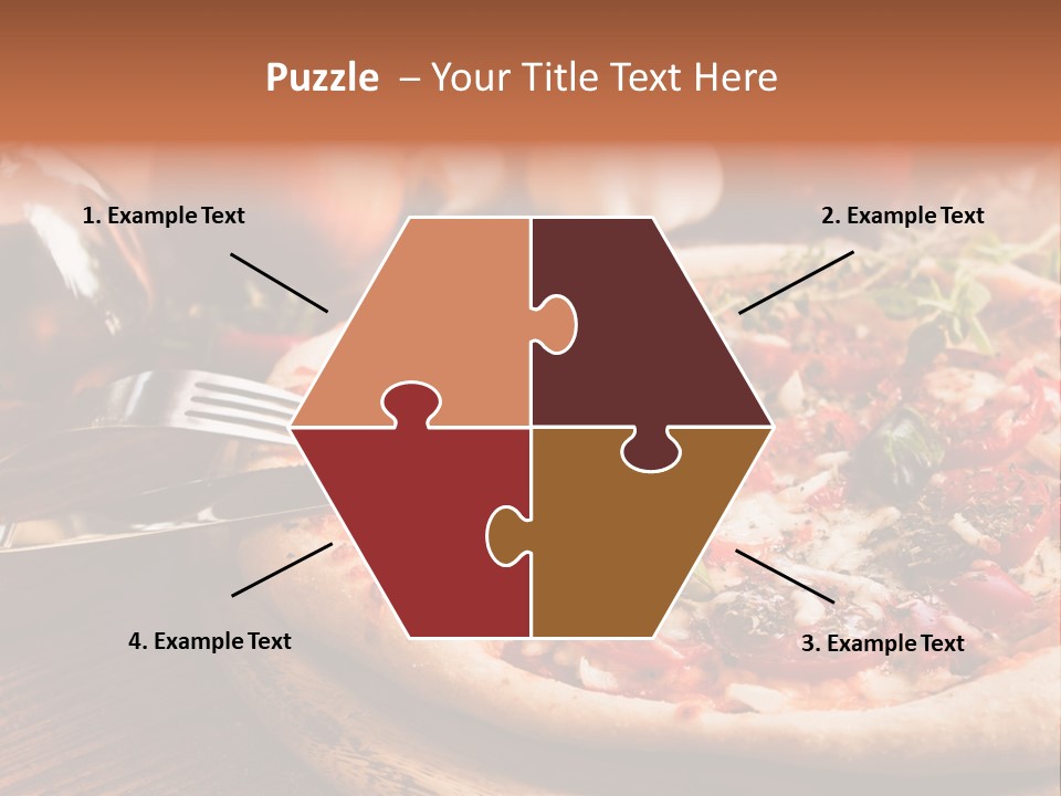 Baked Cuisine Table PowerPoint Template